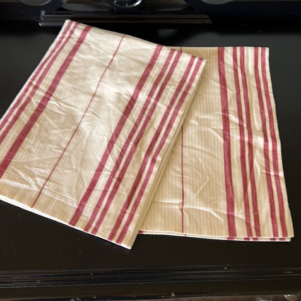 Pottery Barn Striped Standard Shams